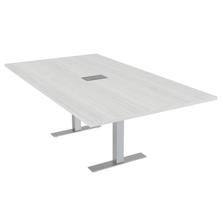 Skutchi Designs 47.25 in W, 71.5 in L, 29 in H, Engineered Wood Top, White HAR-REC-48x72-T-ELEC-WHCYPRESS